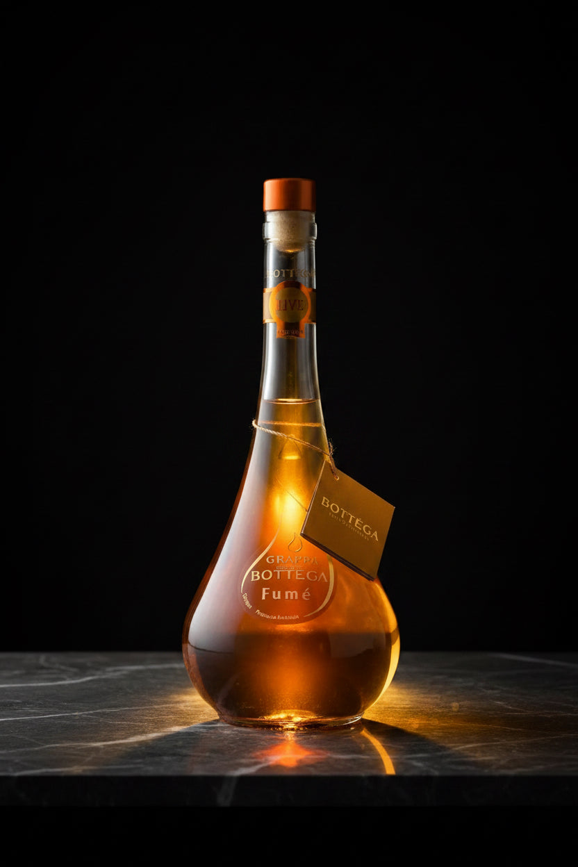 Aguardente Bottega Grappa Sandro Fumé Envelhecida 70cl